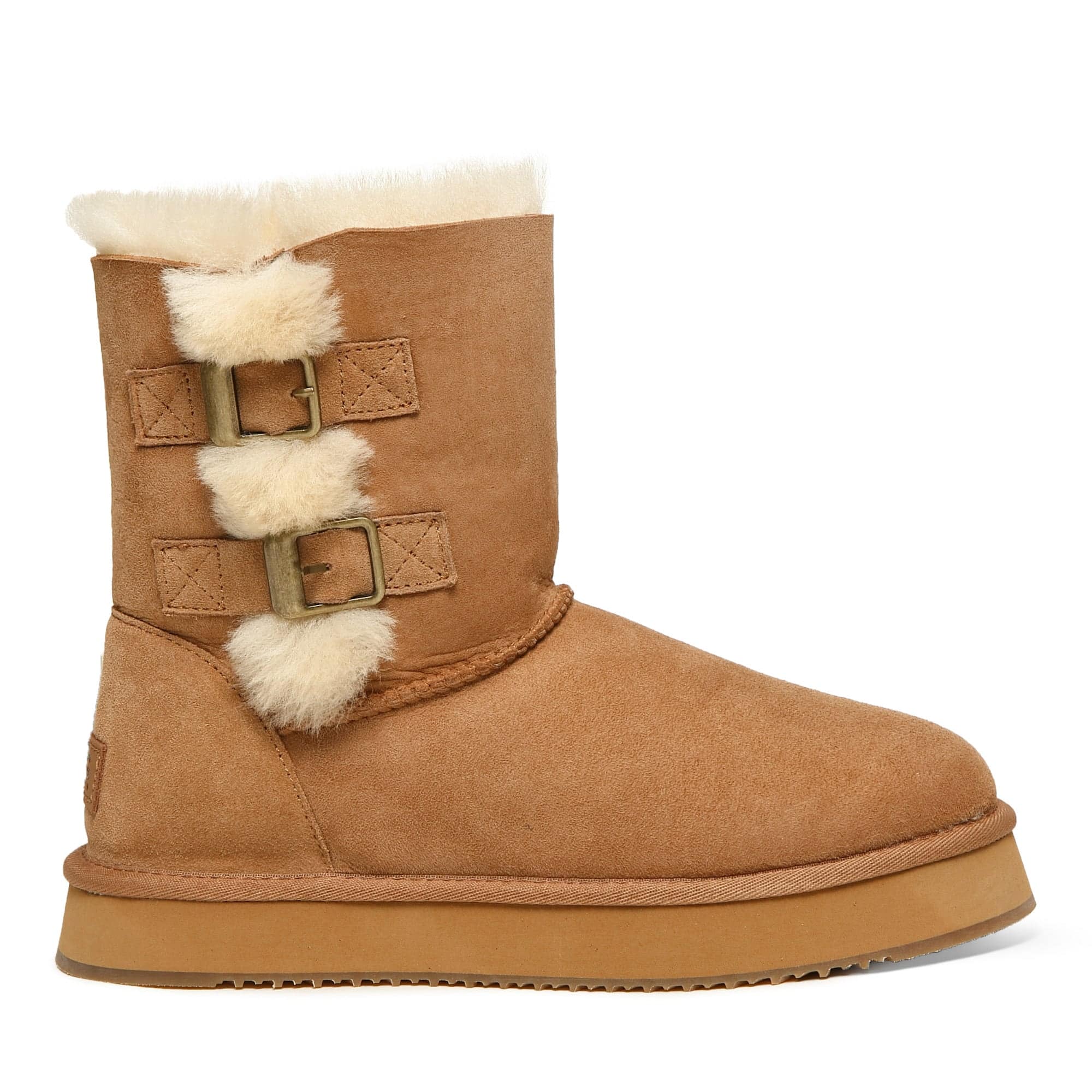 Double Belt Ugg Boots